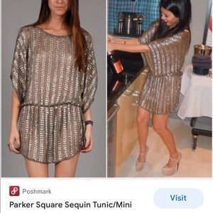 Parker Sequin Tunic Dress